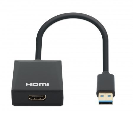 Manhattan 153690 stacja dokująca Przewodowa USB 3.2 Gen 1 (3.1 Gen 1) Type-A Czarny Manhattan