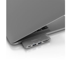 Terratec 283005 stacja dokująca USB 3.2 Gen 1 (3.1 Gen 1) Type-C Szary TERRATEC