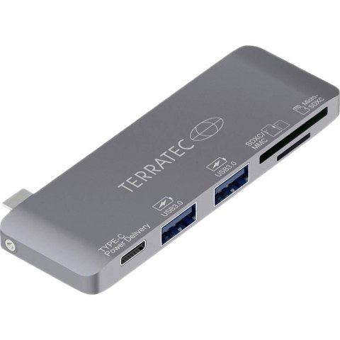 Terratec 283005 stacja dokująca USB 3.2 Gen 1 (3.1 Gen 1) Type-C Szary TERRATEC