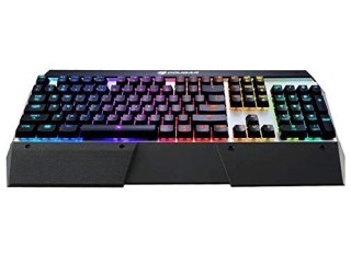 COUGAR CGR-WM1MB-ATR klawiatura Gaming USB QWERTY Angielski Aluminium, Czarny COUGAR