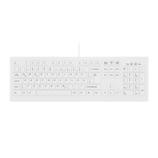 Contour Design Active Key AK-C8100F-UVS-W/GE klawiatura Medyczna USB QWERTZ Niemiecki Biały Cherry