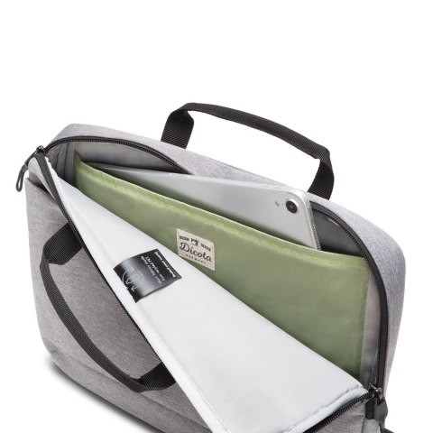 DICOTA Slim Eco MOTION 14 - 15.6" 39,6 cm (15.6") Aktówka Szary Dicota