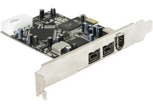 Delock PCI Express Karte > 2 x extern FireWire B + 1 x extern FireWire A DELOCK