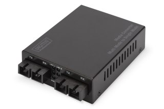 Digitus Gigabitowy konwerter medialny wielomodowy/ jednomodowy SC/SC DIGITUS