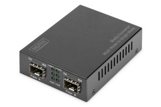 Digitus Gigabitowy konwerter medialny wielomodowy/jednomodowy SFP DIGITUS