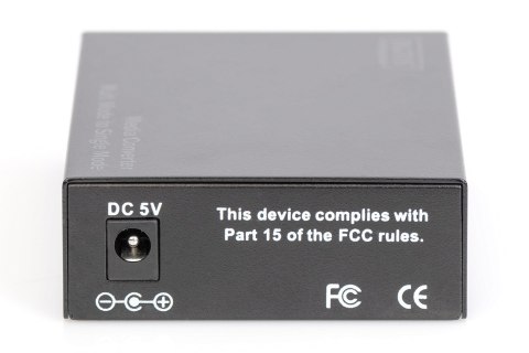 Digitus Gigabitowy konwerter medialny wielomodowy/jednomodowy SFP DIGITUS