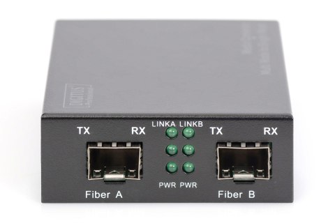 Digitus Gigabitowy konwerter medialny wielomodowy/jednomodowy SFP DIGITUS