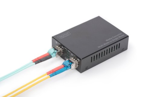 Digitus Gigabitowy konwerter medialny wielomodowy/jednomodowy SFP DIGITUS