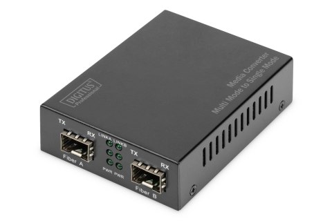 Digitus Gigabitowy konwerter medialny wielomodowy/jednomodowy SFP DIGITUS