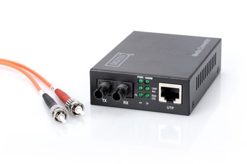 Digitus Gigabitowy konwerter mediów, RJ45 / ST DIGITUS