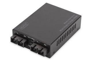 Digitus Konwerter medialny SC/SC Fast Ethernet wielomodowy/ jednomodowy DIGITUS