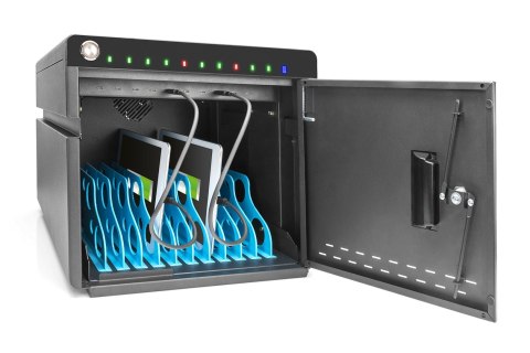 Digitus Mobilna desktopowa stacja ładowania do 10 notebooków/tabletów do 13 cala, UV-C, USB-C DIGITUS