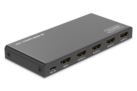 Digitus Splitter (rozdzielacz) 4K HDMI, 1 x 4 DIGITUS