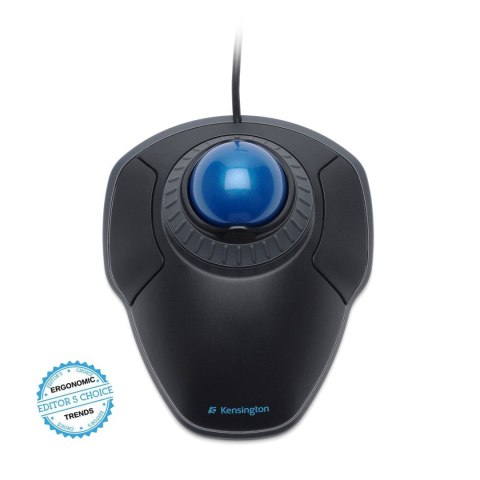 Kensington Trackball Orbit™, przewodowy, z pierścieniem przewijania Kensington