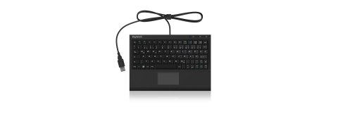 KeySonic ACK-3410 (DE) klawiatura Biuro USB QWERTZ Niemiecki Czarny RAIDSONIC