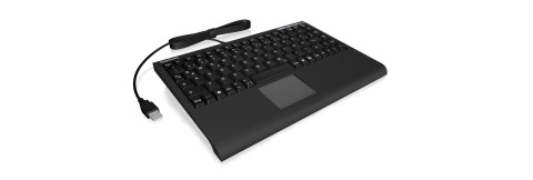 KeySonic ACK-540U+ (UK) klawiatura Biuro USB QWERTY British English Czarny RAIDSONIC