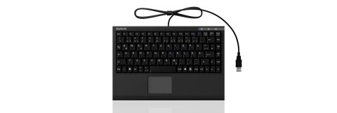 KeySonic ACK-540U+ (UK) klawiatura Biuro USB QWERTY British English Czarny RAIDSONIC