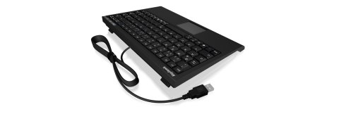 KeySonic ACK-540U+ (UK) klawiatura Biuro USB QWERTY British English Czarny RAIDSONIC