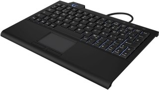 KeySonic KSK-3210ELU (DE) klawiatura Dom USB QWERTZ Niemiecki Czarny KeySonic