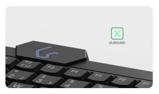 KeySonic KSK-3210ELU (DE) klawiatura Dom USB QWERTZ Niemiecki Czarny KeySonic