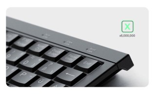 KeySonic KSK-3211ELU (DE) klawiatura Dom USB QWERTZ Niemiecki Czarny KeySonic