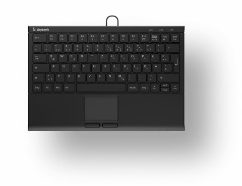 KeySonic KSK-5211ELU (DE) klawiatura Dom USB QWERTZ Niemiecki Czarny KeySonic
