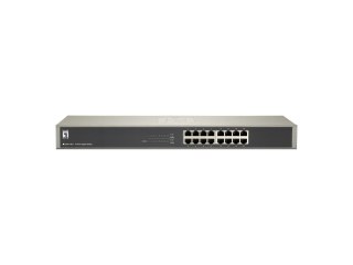 LevelOne GSW-1657 łącza sieciowe Nie zarządzany Gigabit Ethernet (10/100/1000) Czarny, Szary Lovely