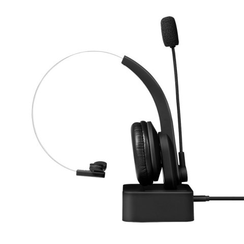 LogiLink BT0059 słuchawki/zestaw słuchawkowy Bezprzewodowy Opaska na głowę Biuro/centrum telefoniczne Bluetooth Podstawka do ład LogiLink
