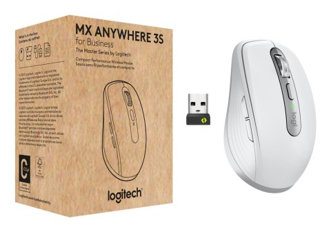 Logitech MX Anywhere 3S for Business myszka Biuro Po prawej stronie RF Wireless + Bluetooth Laser 8000 DPI Logitech