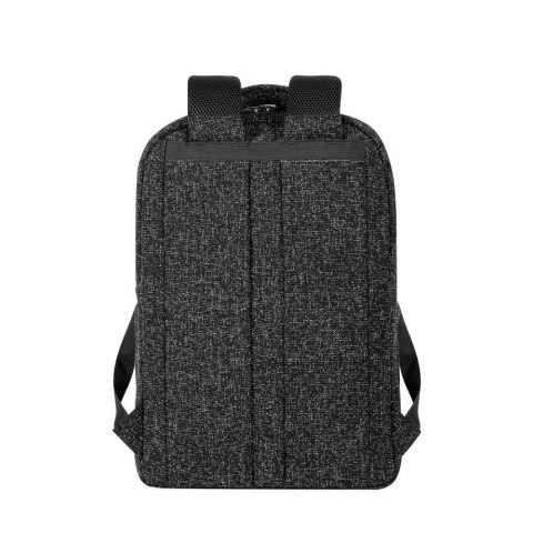 Plecak na laptop 15,6", RIVACASE Anvik, 15L, czarny, z materiału wodoodpornego, kieszenie na tablet 10,5", smartfon, dokumenty,  RivaCase