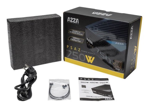 Azza PSAZ-750W moduł zasilaczy 20+4 pin ATX ATX Czarny Azza