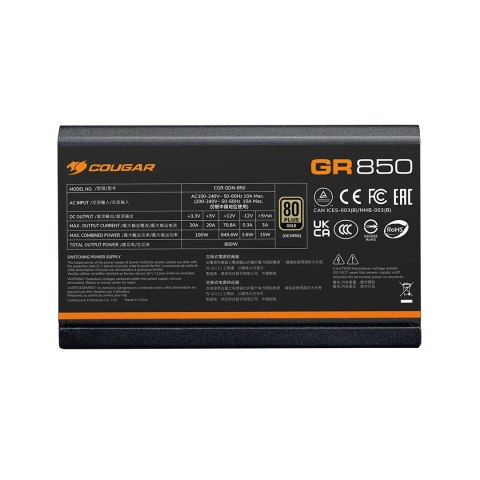 COUGAR CGRGDN-850 moduł zasilaczy 850 W 20+4 pin ATX ATX Czarny COUGAR
