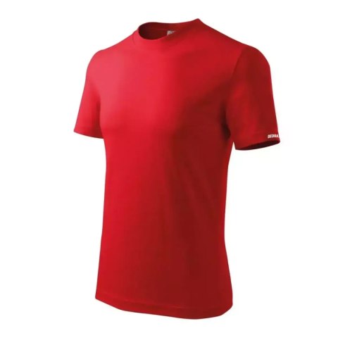Koszulka męska t-shirt xl, czerwona, 100% bawełna Dedra