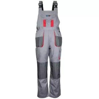 Spodnie ochronne ogrodniczki xxl/58,szare,comfort lin190g/m2 Dedra