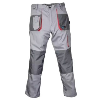 Spodnie ochronne s/48, szare, comfort line 190g/m2 Dedra