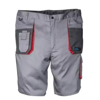 Szorty ochronne xxl/58, szare,comfort line 190g/m2 Dedra