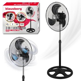 Wentylator 18" 3 w 1 50w klausberg kb-9042 Klausberg
