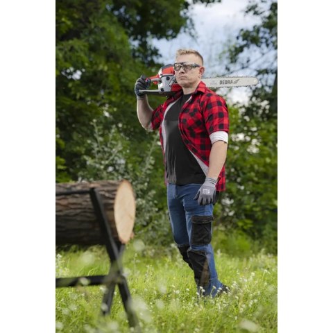 Koszula flanelowa czerwona, rozm.s, 100% bawełna Dedra