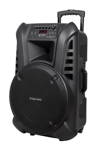 Aktywna kolumna głośnikowa (z 2 mikrofonami bezprzewodowymi UHF, SD, Bluetooth, FM, USB) 60 Watt No name