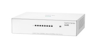 Aruba Instant On 1430 8G Nie zarządzany L2 Gigabit Ethernet (10/100/1000) Biały High Peak