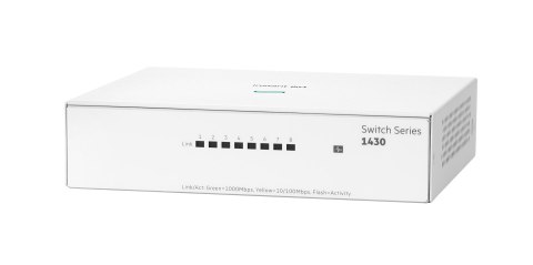 Aruba Instant On 1430 8G Nie zarządzany L2 Gigabit Ethernet (10/100/1000) Biały High Peak