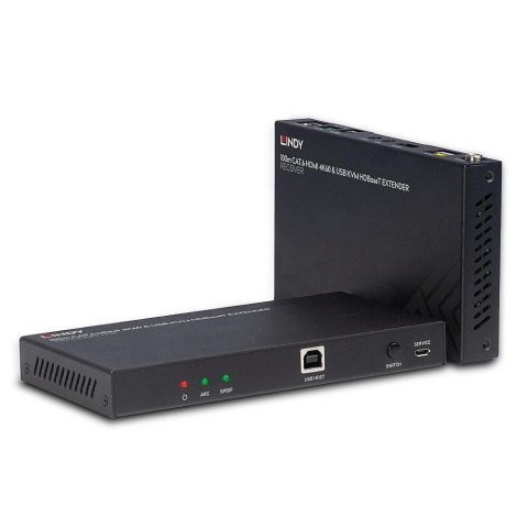 Lindy 38343 przedłużacz KVM Nadajnik i odbiornik LINDY