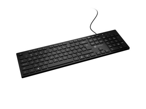 NATEC KLAWIATURA HERRING MULTIMEDIALNA US SLIM CZARNA NATEC