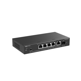 Ruijie Networks RG-ES206MG-P przełącznik sieciowy Zarządzany L2 2.5G Ethernet (100/1000/2500) Obsługa PoE Montaż na biurku/ścian Ruijie