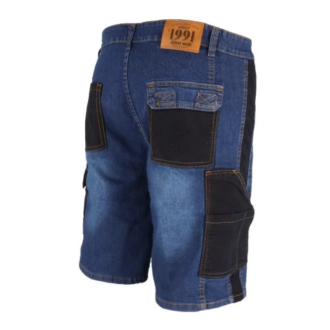Szorty jeans rozm.xxl, denim 280g/m2 Dedra