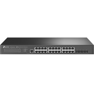 TP-Link JetStream TL-SG3428X-M2 łącza sieciowe Zarządzany L2+ 2.5G Ethernet (100/1000/2500) 1U Czarny TP-LINK