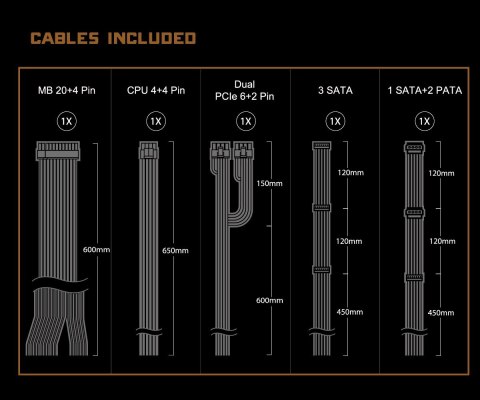 Zasilacz ASRock Challenger Bronze 550W (CL-550B) Asrock