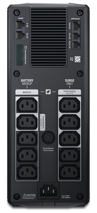 APC Back-UPS Pro Technologia line-interactive 1,5 kVA 865 W 10 x gniazdo sieciowe APC