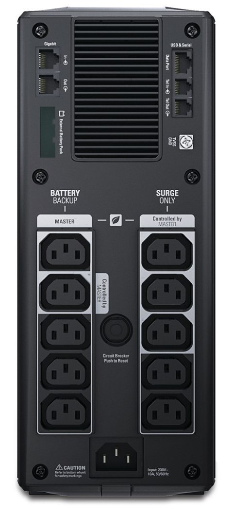 APC Back-UPS Pro Technologia line-interactive 1,5 kVA 865 W 10 x gniazdo sieciowe APC