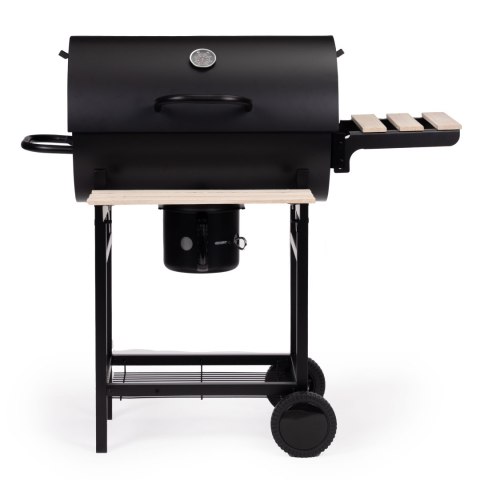 Grill węglowy ogrodowy z pokrywą termometr popielnik drewniane półki MultiGarden MultiGarden